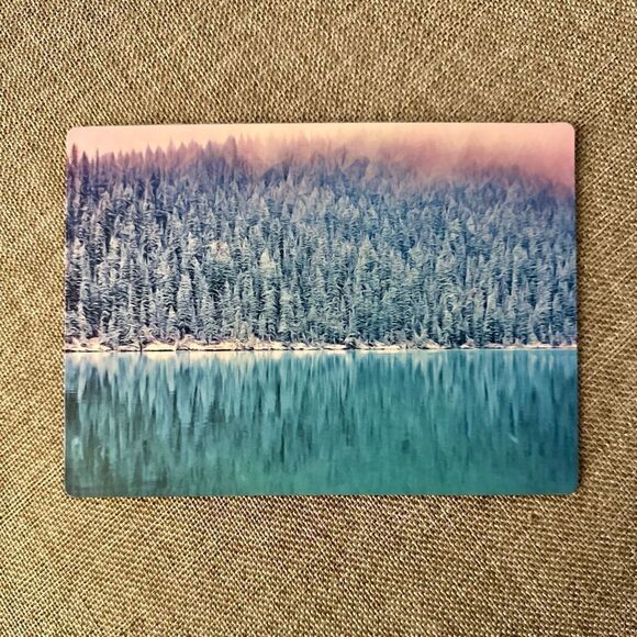 Banff Snowy Winter Scene Magnet - Picture 3 of 3